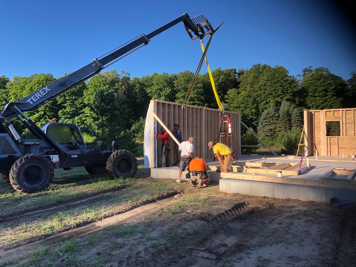 Big River Builders crew on a residential job site